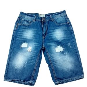 Respect Our Kingdom Distressed Men Shorts 34